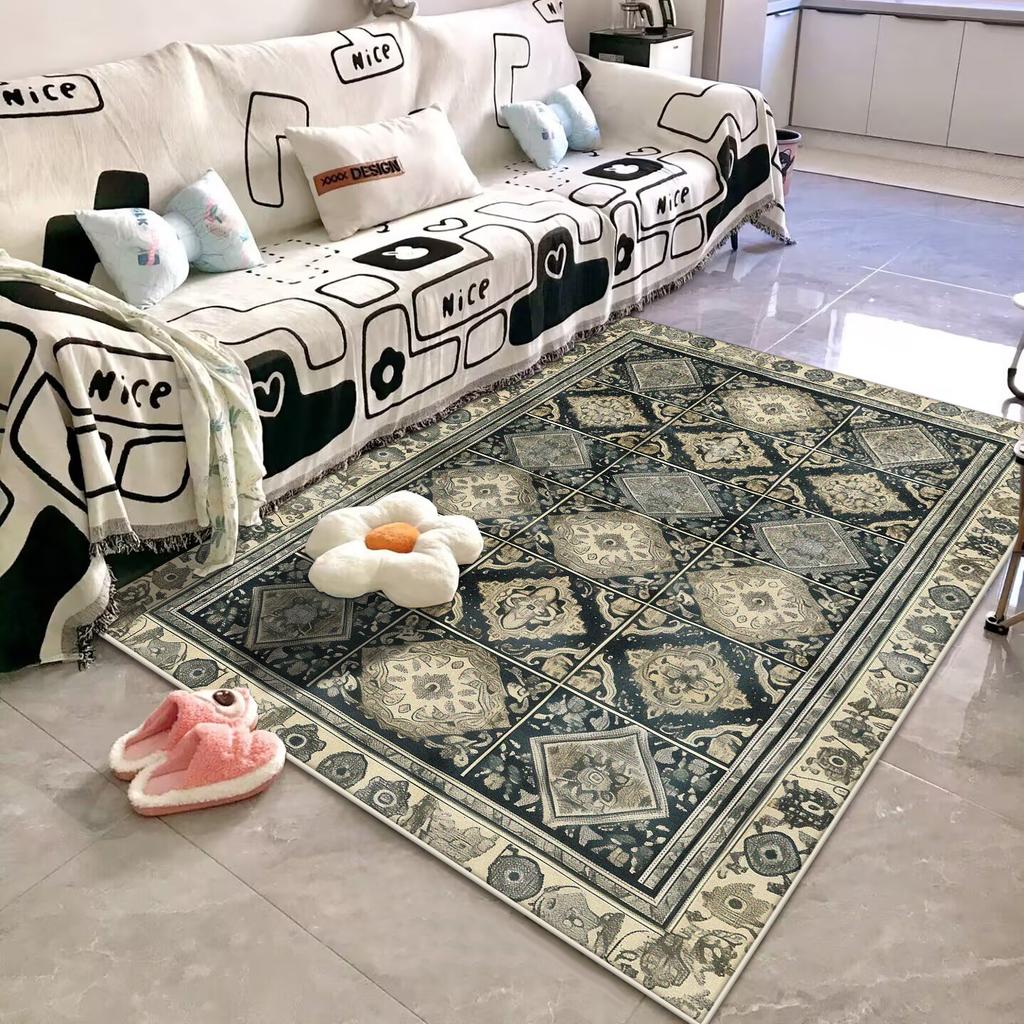 Retro Böhmen Dekoration Teppiche Wohnzimmer Persische Abstrakte Teppiche Zuhause Sofa Leichter Luxus Bodenmatte Schlafzimmer Ankleidezimmer Lounge Teppich
