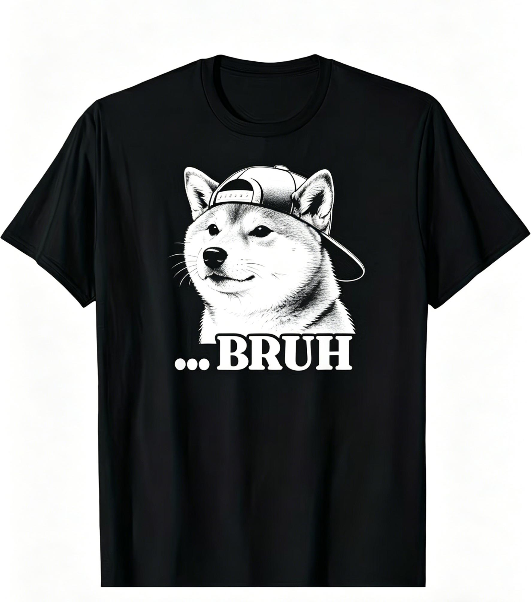 Funny Capybara Bruh TShirt Cool Capy Meme Graphic Tee Humorous Animal Print Top Sarcastic Gen Z Humor Casual Summer Tshirt S