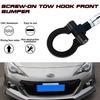 JDM Track Racing Tow Hook Trailer For 2013-2022 Subaru WRX STI BRZ Impreza Black