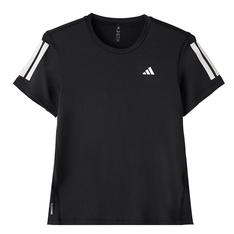 Adidas Running T Shirts Women s Black Moderate KU8745 L