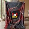 Bayer Leverkusen Football Print Flannel Blanket, Soft Warm Lightweight Throw Blanket for Sofa Bed Camping