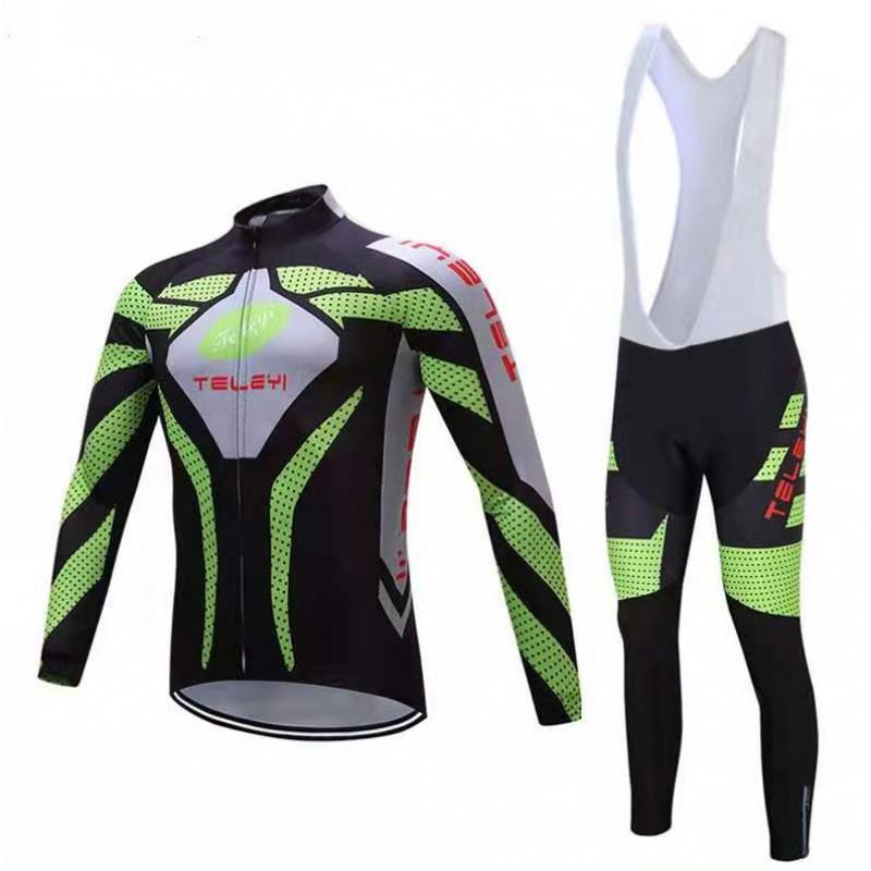 Men Women Cycling Jersey Long Sleeve Road Mountain Bike Sport Shirt Breathable Quick Dry Fall Season