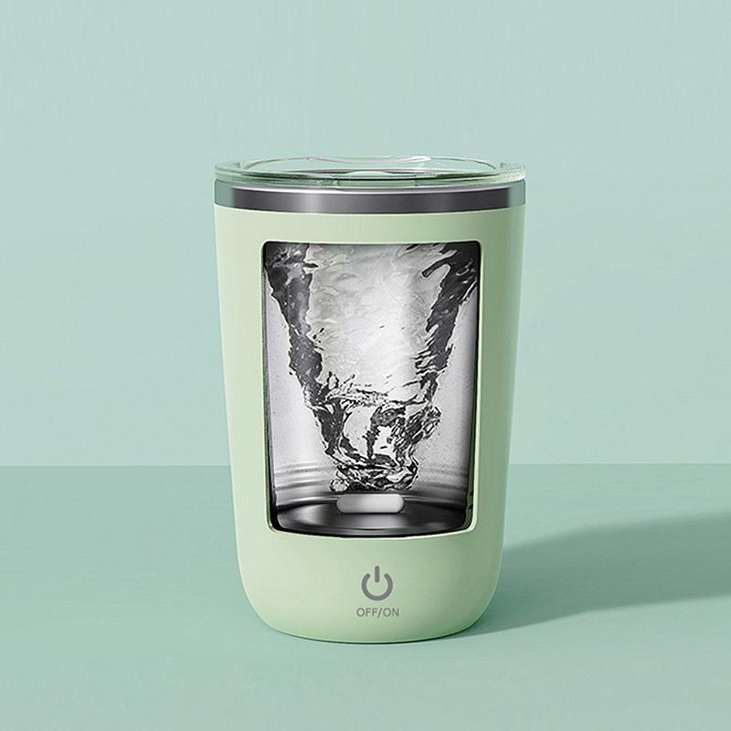 Magnetic Stirring Mug Electric Stainless Steel Coffee Cup Portable Rechargeable Milkshake Mixing Cups Drinkware