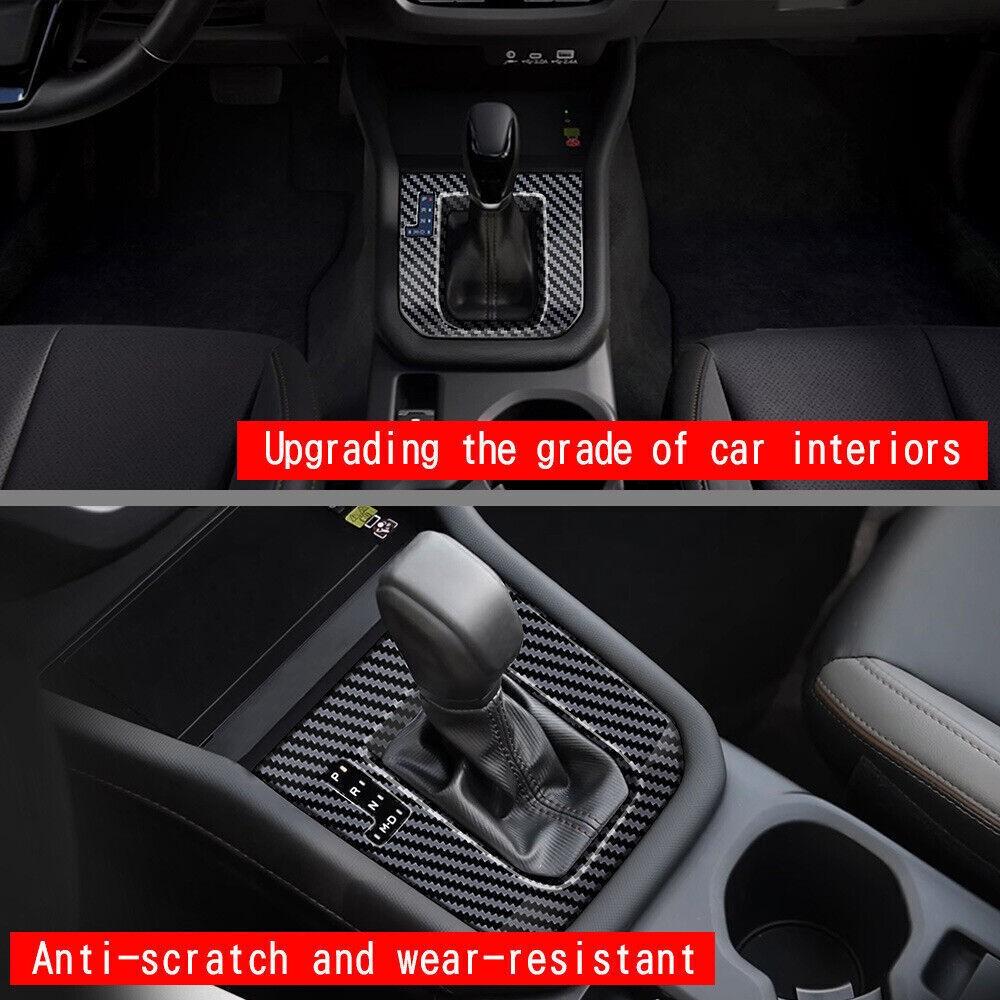 ABS Carbon Fiber Pattern Gear Shift Panel Cover Trim For Subaru Forester 2025+