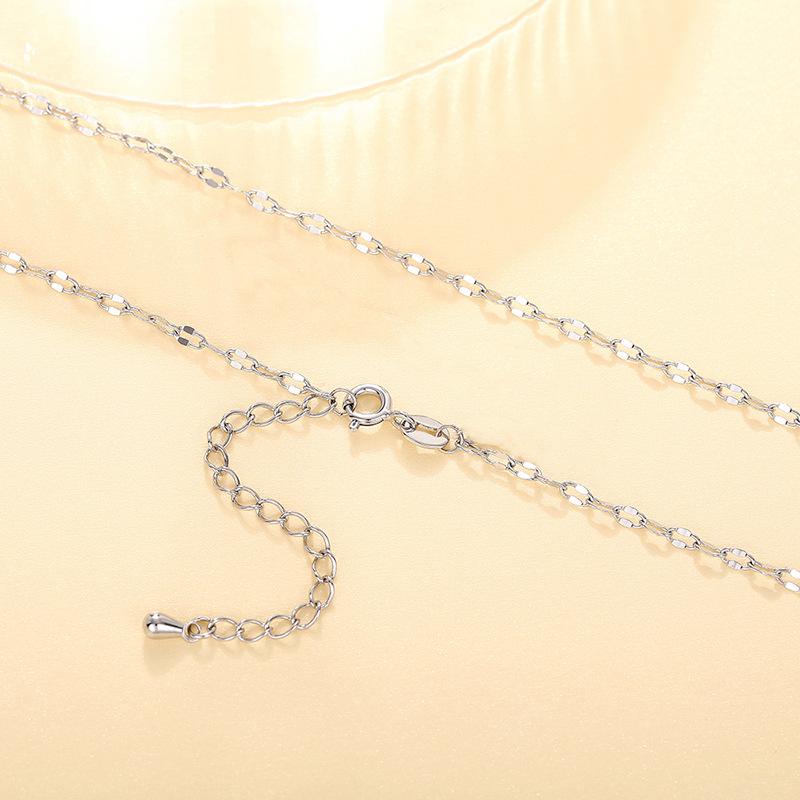 Fashion Box Chain Cross Chain Water Wave Chain Snake Bone Chain Melon Seed Chain Lip Chain Accessories Women'S Collarbone Chain