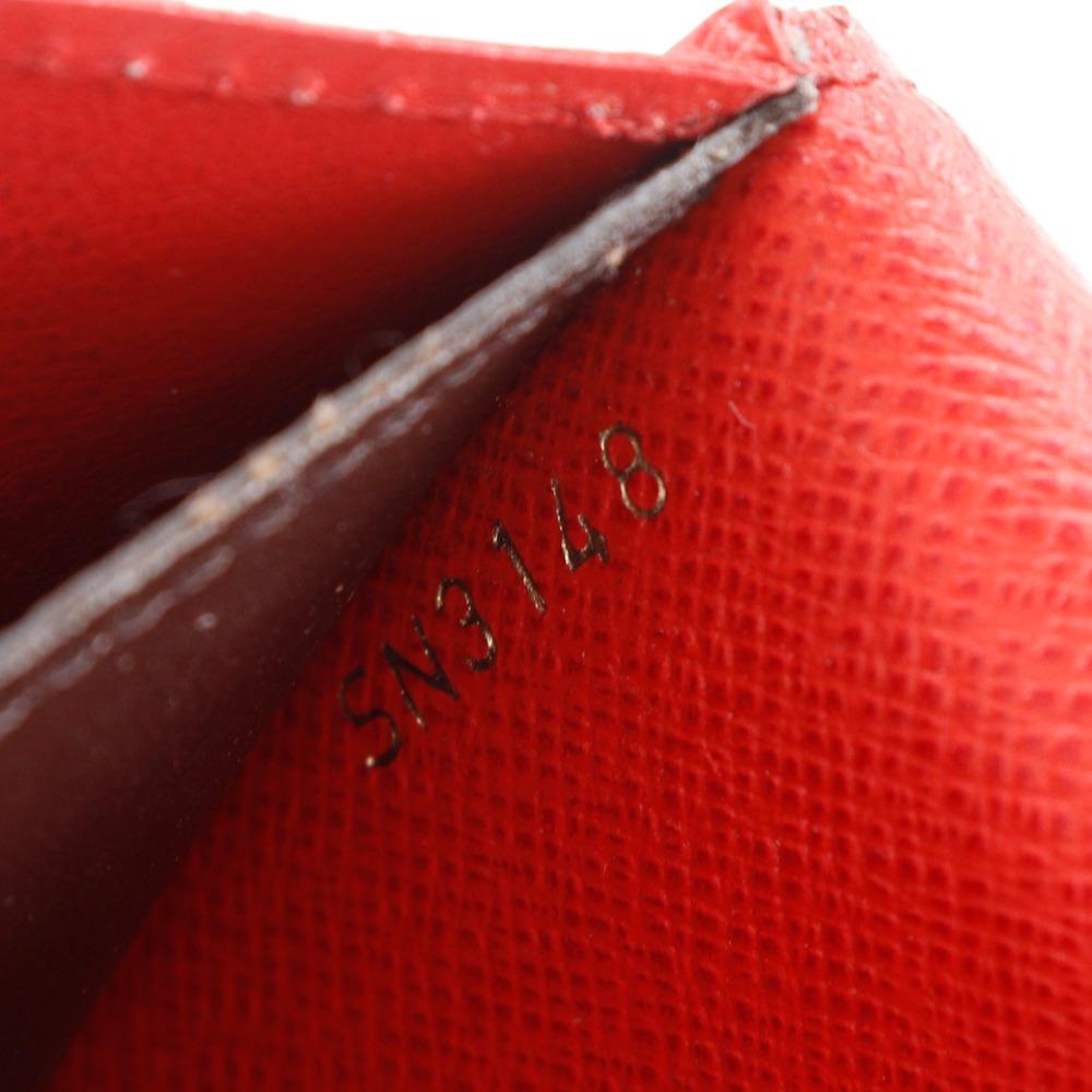 LOUIS VUITTON Portefeiulle Emily Purse M62941 Brown Monogram canvas flour Women Used