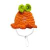 Handmade Knitted Hat for Small Animals Ensure Pet Stays Cozy During Winter Lovely Crafted Hamster Hat Providing Warmth