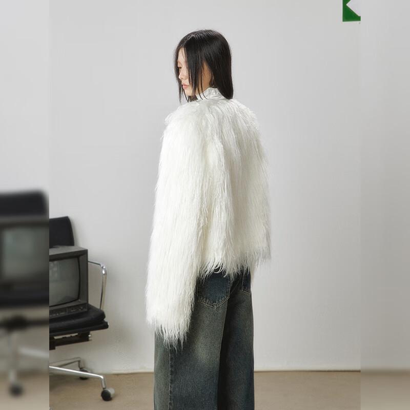 UNIFREE Faux Fur Short Jacket