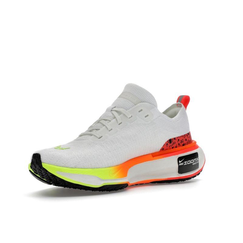 Nike ZoomX Invincible Run Flyknit 3 Pánské Bílá/Jasně Karmínová/Plátěná/Černá HF4915-100