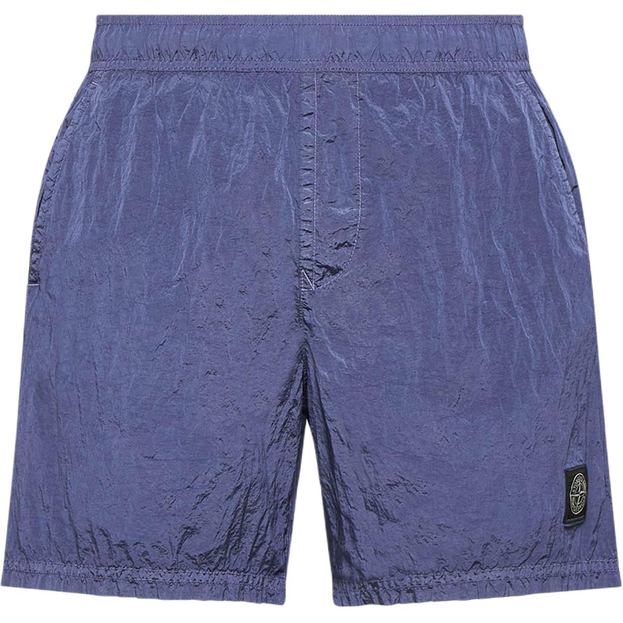 STONE ISLAND Эластичные шорты для плавания с нашивкой для мужчин, купальники, лавандовый K1S15B1000-09S0043-V0047 S