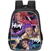 Kpop Demon Hunters Childrens Backpack With Breathable Oxford Fabric For School Use