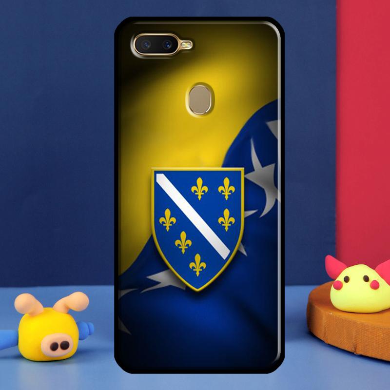 Bosnia and Herzegovina Flag Case For Oppo A96 A76 A16 A74 A94 A54 S A57 A77 A58 A78 A98 A5 A9 A91 A15 A17 A52 A72 Cover