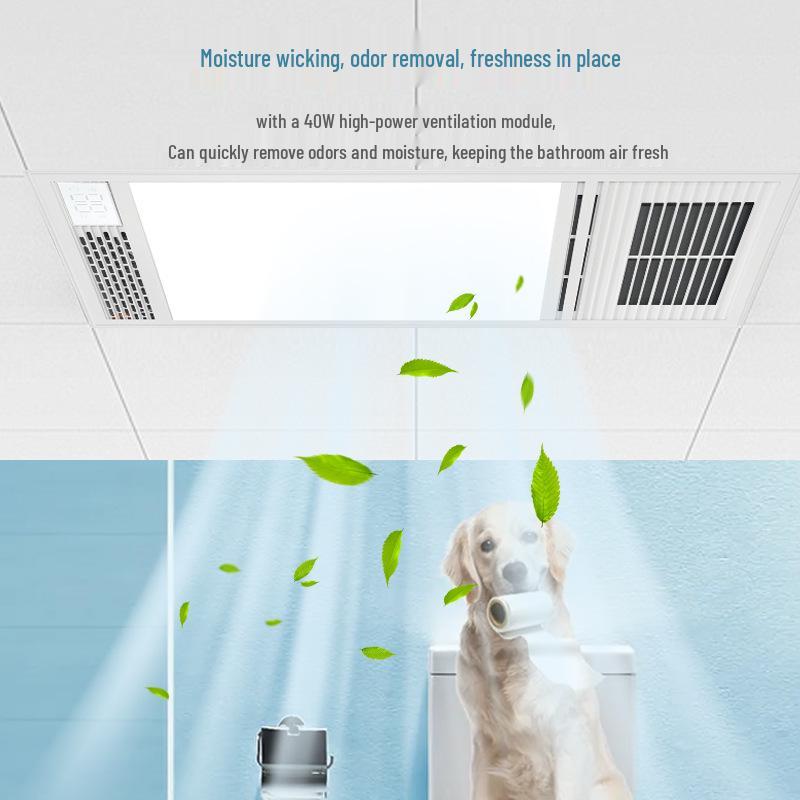 Yuba Smart Ceiling Fan and Heater Combo for Bathroom