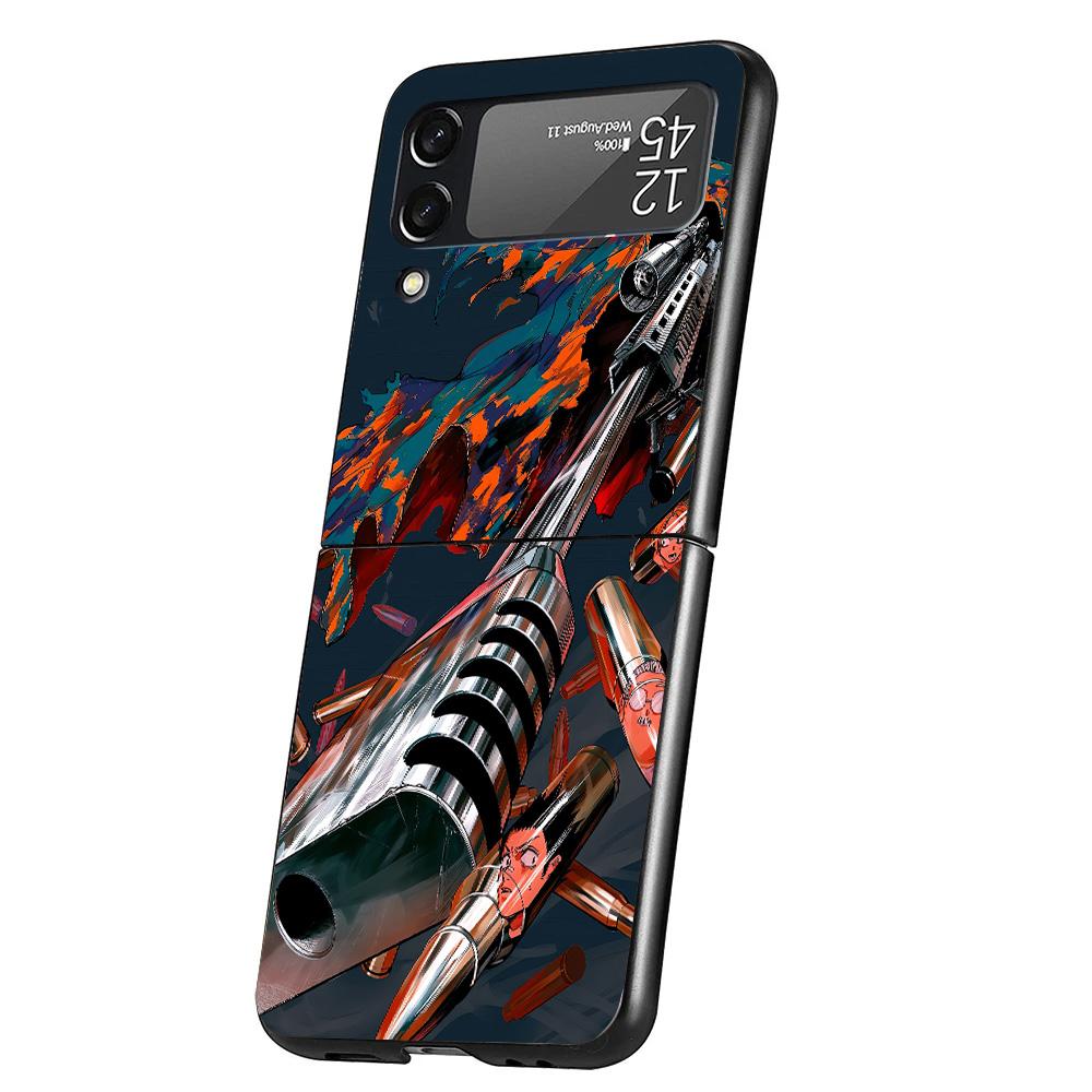 

S-Sakamoto Days Cover Phone Case For Samsung Galaxy Z Flip 7 6 5 4 3 5G Flip7 Flip6 Flip5 Flip4 Flip3 Black Fundas Shell Samsung Z Flip 4