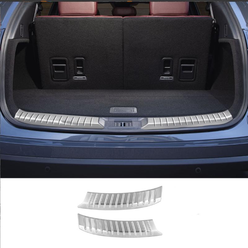 RHD LHD For Mazda CX9 CX-9   Stainless Steel Rear Bumper Protector door Sill Trunk welcome Tread Plate Cover accessories