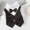 Lightweight Dog Wedding Suit Short Sleeve Spring Suit Shirt Pet Tuxedo Outfit  for Teddy Dogs