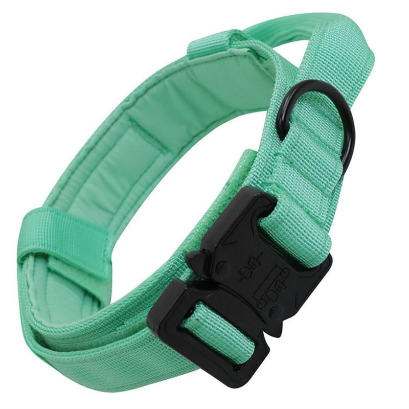 Tactical Nylon Dog Collar Military Training Medium Large Dogs Outdoor Pet
