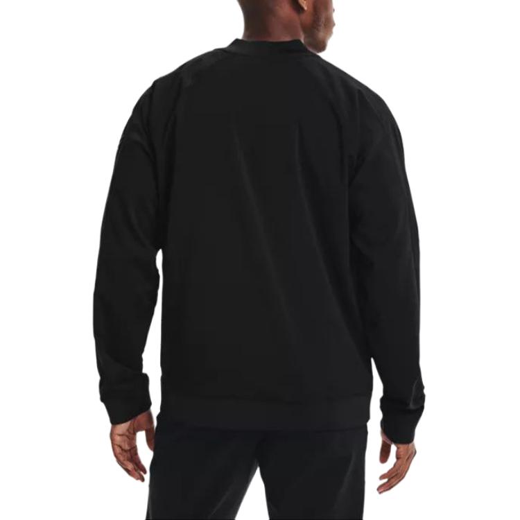 Under Armour Warmup Casual Sports Woven Jacket Men Jacket Black 1356994-001