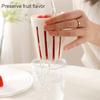 Salad Cup 501-600ml Food-Grade Portable Leak-Proof Design Salad Jar with Spoon Enhanced Drainage