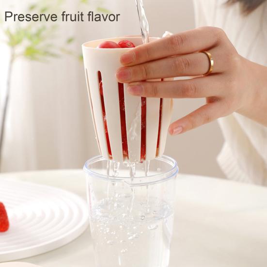 Salad Cup 501-600ml Food-Grade Portable Leak-Proof Design Salad Jar with Spoon Enhanced Drainage