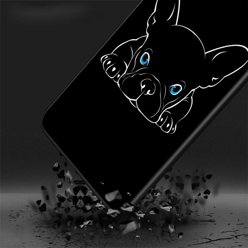 French Bulldog Black White Case For Samsung Galaxy A52 A12 A53 A32 4G A13 A51 A21s A71 A22 A33 A72 A31 A03s Phone Cover