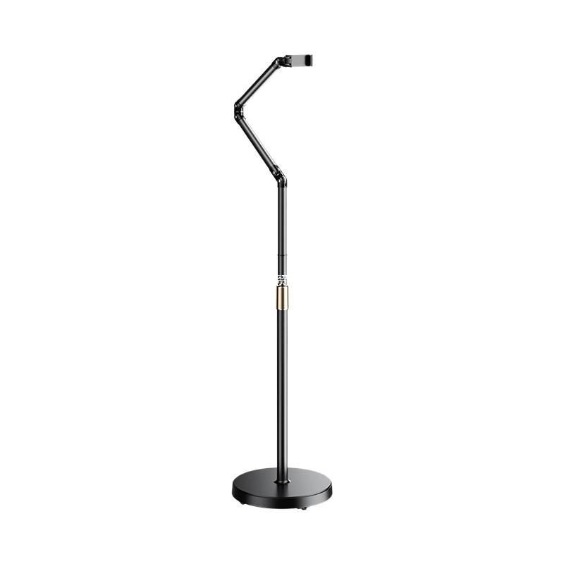 2026 Universal Rotating Cantilever Mobile Phone & Tablet Floor Stand with Adjustable Height for Live Broadcasts