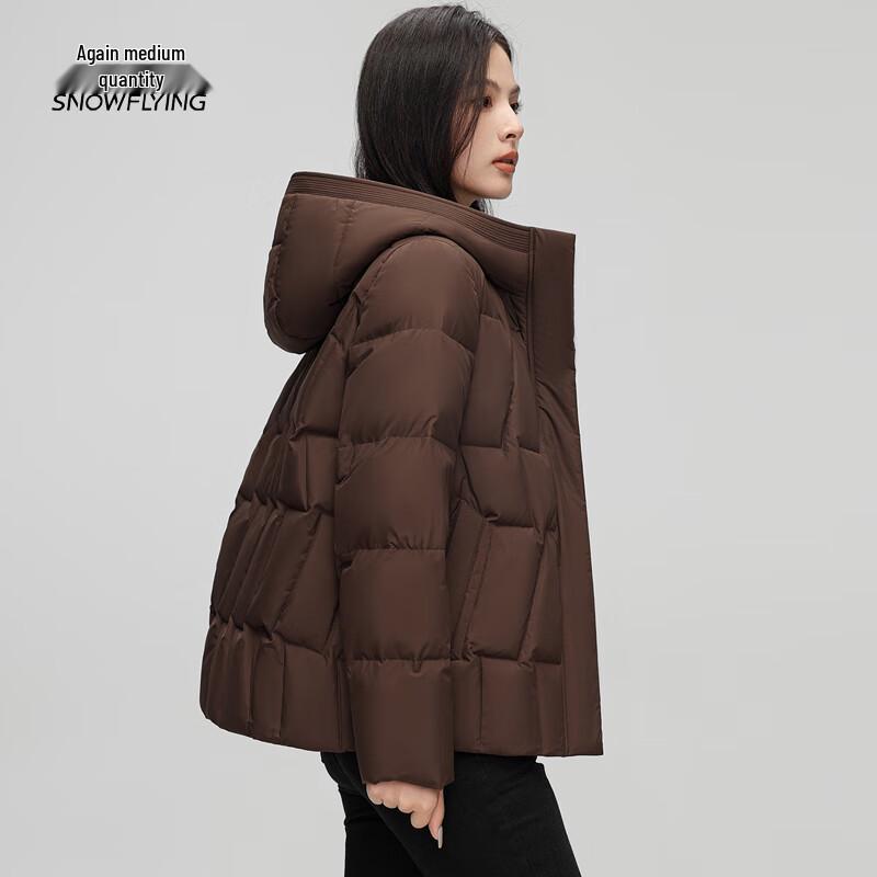 

Xuezhongfei Women s Hooded Short Down Jacket M