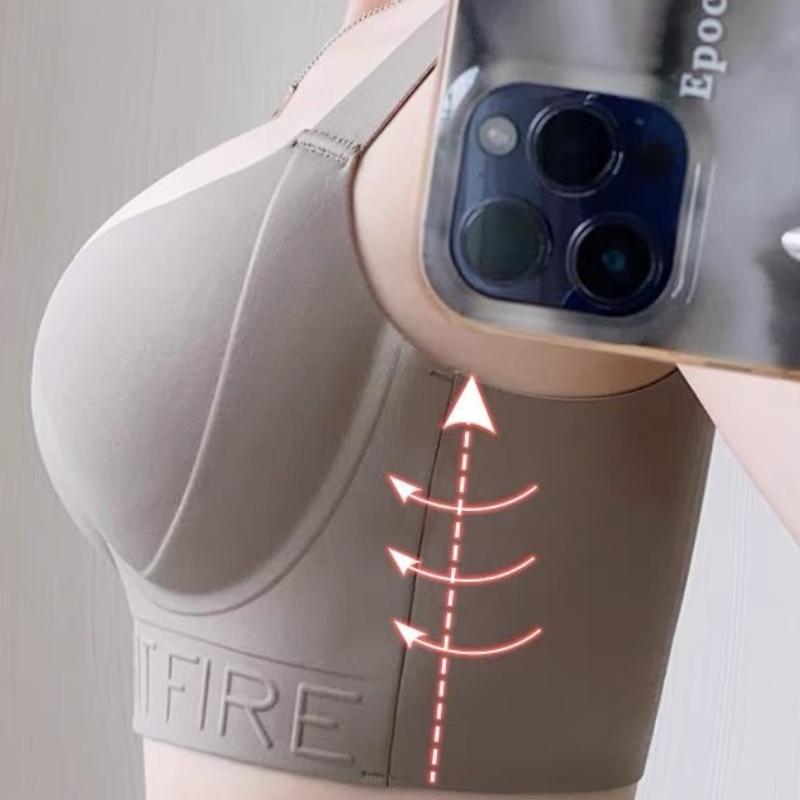 Thickened Seamless Underwear For Women No Empty Cup Soft Support Bra Anti-sagging Sports Bra