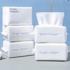 Thickened Disposable Face Towel: Soft Cotton Cleansing, Wet & Dry Dual-Use, English-Packaged.
