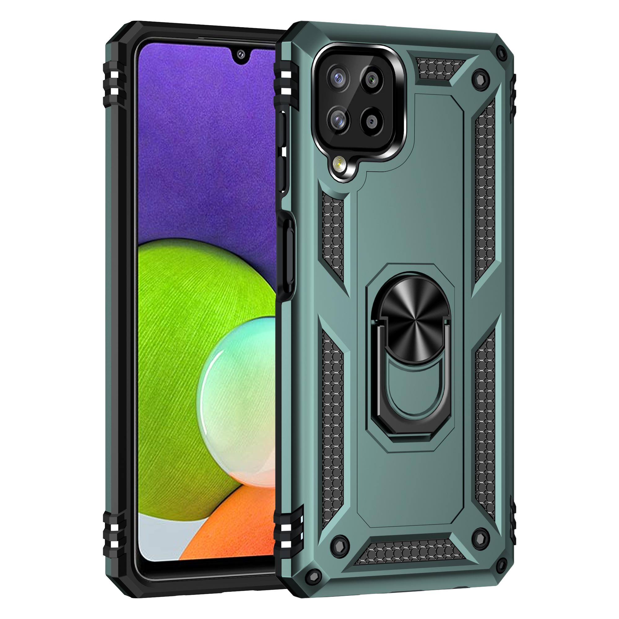 

Чехол-держатель для кольца для Samsung Galaxy M32 M 32 SM-M325F/DS M325FV/DS Магнитный автомобильный противоударный чехол для Galaxy M32 Чехол Samsung M32 For Galaxy M32 4G зелёный