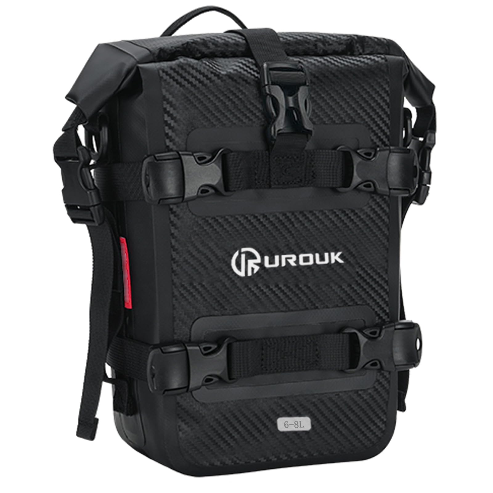 

Водонепроницаемая сумка-бампер для мотоцикла UROUK с плечевым ремнем, сумка для дуг безопасности, необходимое снаряжение для езды на мотоцикле 6 л/8 л, -