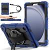 Rotatable Heavy Duty Case For Samsung Tab A11 A9 8.7 SM-X133 X135 X110 X115 X117 Armor Stand Cover With Shoulder Strap