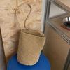 Explosive Flash Blue Niche Handmade Woven Shoulder Bag Casual Ins Korean Versatile Bucket Bag Handbag Armpit Bag