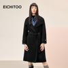 EICHITOO Women's Pure Wool Long Double-Faced Overcoat
