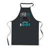 Kitchen Apron - PLANETEE - I Can't E-Sport Keyboard - Black - Polyester - Breton Print