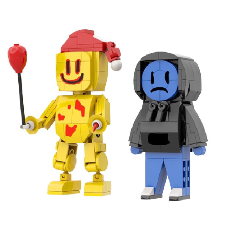 

The Halloween Backrooms Series Of Building Blocks Model Toy Decoration Desktop