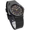 [Casio] CASIO Analog Watch, Cheap Casio MQ-24-1B2L, Urethane Strap, Unisex, Black & Gold Arabic N...