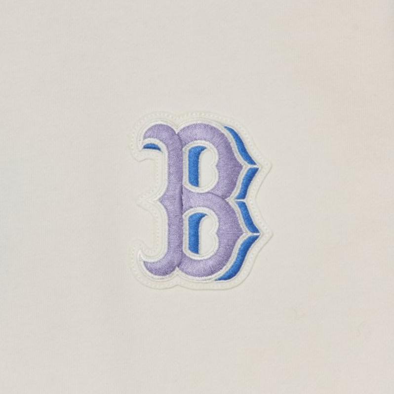 New MLB Sweatshirt Unisex Milk White 3AMTM0631-43CRS