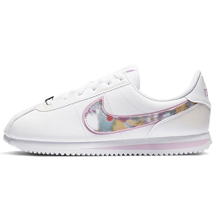 

Женские кроссовки Nike Cortez SE с нечетким цветочным принтом розово-белые светло-арктические-розовые CN8145-100