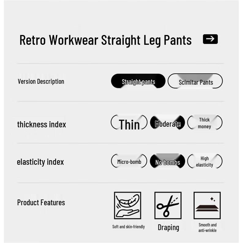 Top Youth Men's Windproof Straight-Leg Cargo Pants