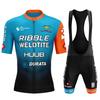 Wieler Jersey Set Rcc Huub Men's Cycling Clothing Summer Cycling Suit With Short Sleeves Ropa Ciclismo Hombre 2026 Summer Breathable Cycling Suit Set