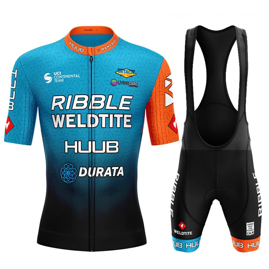 Wieler Jersey Set Rcc Huub Men's Cycling Clothing Summer Cycling Suit With Short Sleeves Ropa Ciclismo Hombre 2026 Summer Breathable Cycling Suit Set