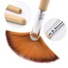 5Pcs Fan Shaped Nylon Hair Watercolor Paint Brush Set for School Painting Drawing Painting Brush Art Supplies