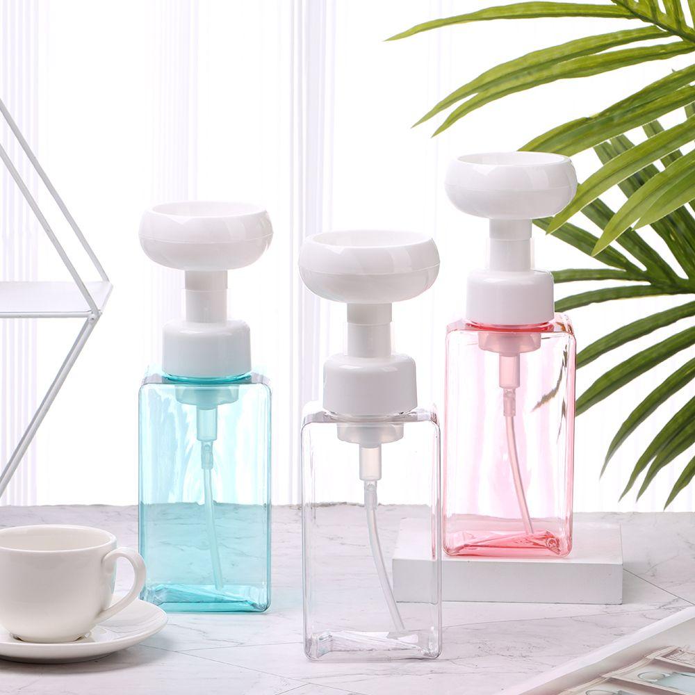 Badezimmerzubehör Nachfüllbarer Schaumpumpenbehälter Seifenflasche Kosmetikflasche Blumen-Seifenspender