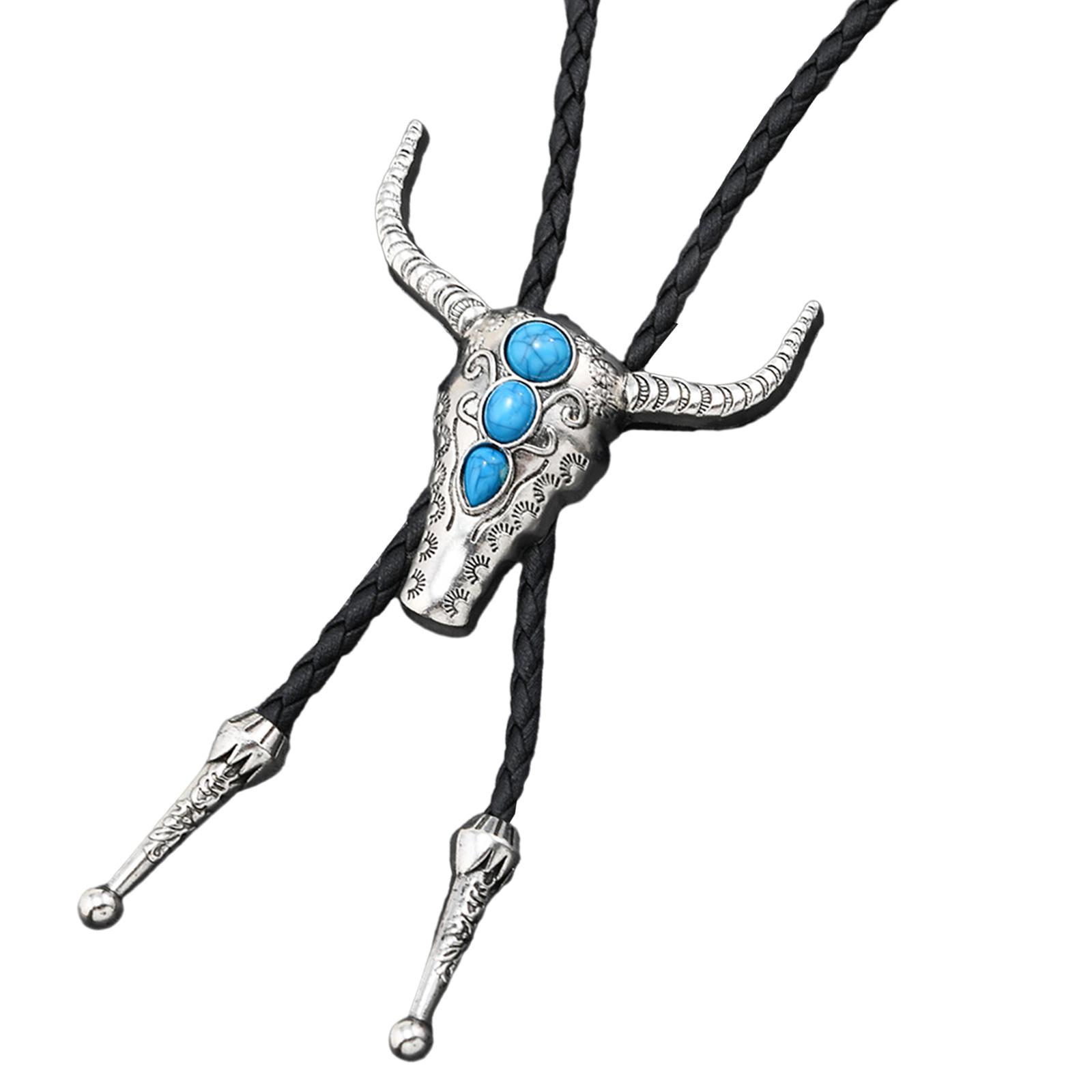 Engraving Stone Bolo Tie Carved Necktie for Shirt Jeans Western Necklace Braided Shoestring Necktie Bolo Tie белый
