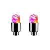 2/4PCS Colorful LED Wheel Valve Lights Motorcycles Bicycles Car Wheel Tire Valve Caps Universal Dustproof Bicycle Valve Cover Valve Stems 1