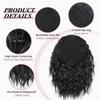 Messy Bun Hair Pieces Loose Wavy Curly Bun Short Drawstring Ponytail Hair Extensions Top Synthetic Ponytail Women's Hair Extensions