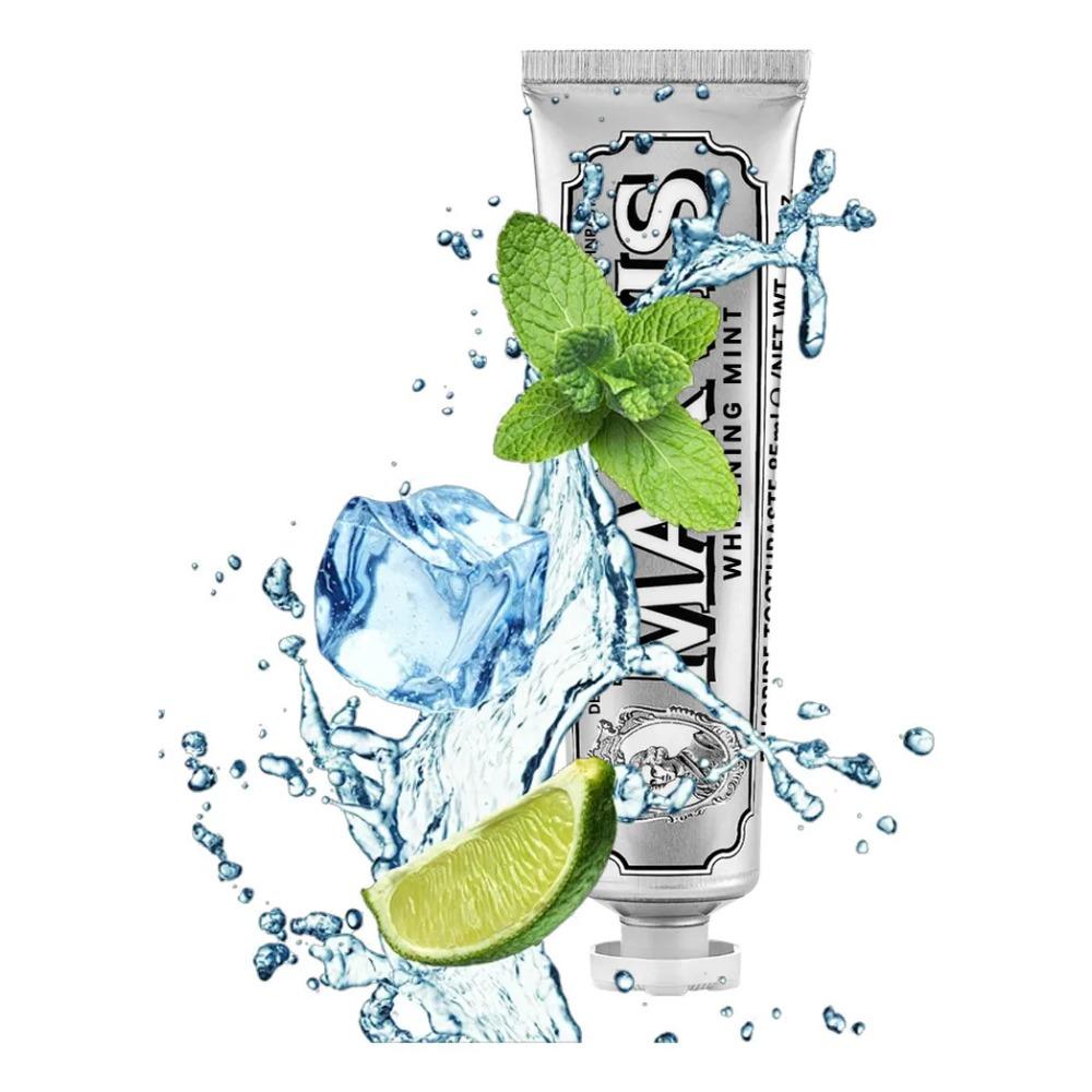 Whitening Mint Toothpaste, Deep Stain Removal Toothpaste, Fresh Cool Mint Flavor for Long Lasting Fresh Breath 85ml