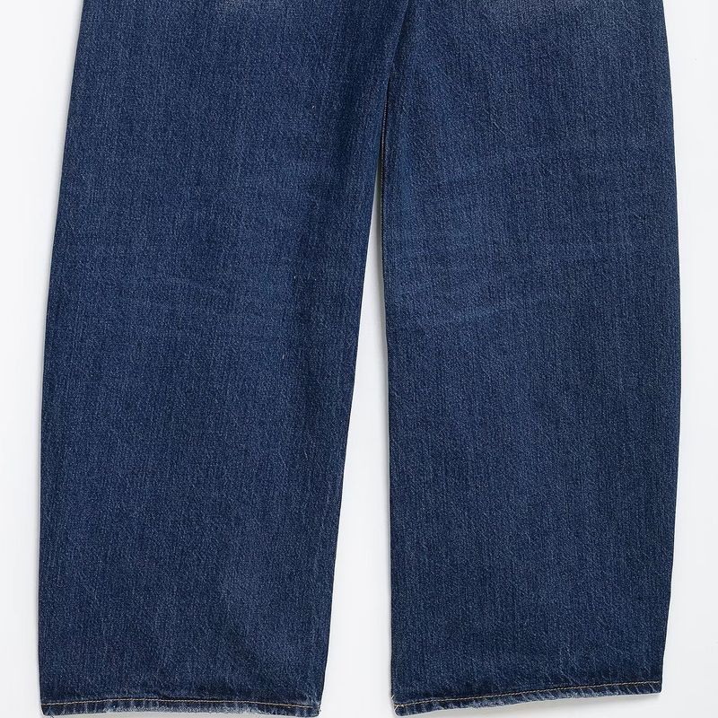 Kaslead New Arrival Women's Clothing Fashion Style Fashion Double Breasted Waist Loose Mid Waist Denim 6688010