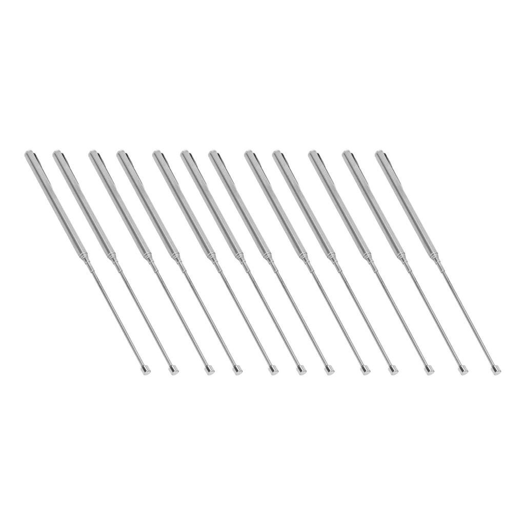 12PCS 2lbs Magnet Steel Sticks with Pocket Clip Telescopic Grabber Rod Magnetic Pickup Tool